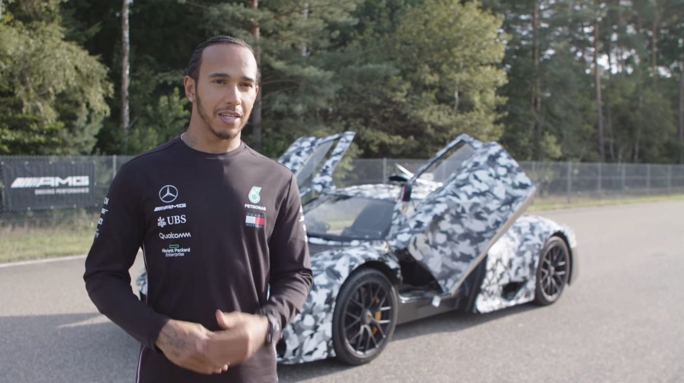 Lewis Hamilton Meets The Mercedes Amg Project One