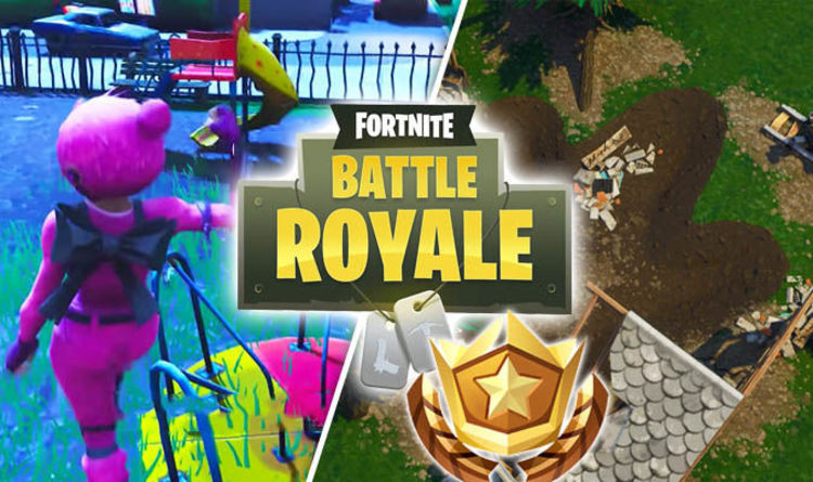 Fortnite Search Between A Playground Campsite And A Footprint Week - fortnite search between a playground campsite and footprint week 6 challenge guide