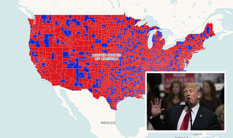 red and blue map of the united states Midterm Elections Map Is Democrat And Republican Red Or Blue In red and blue map of the united states