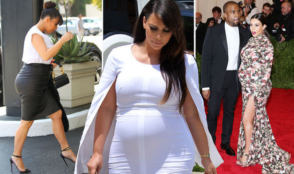Take A Look At Pregnant Kim Kardashian S Previous Baby Bump