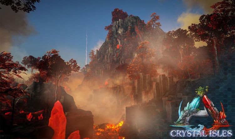 Ark Survival Evolved Crystal Isles Release Update Ps4 And Xbox