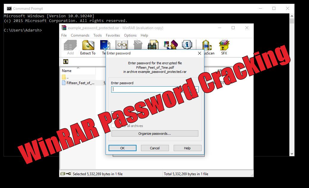 Crack a rar password ubuntu iso