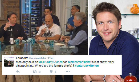 James Martin S Final Saturday Kitchen Blasted Over Lack Of Women