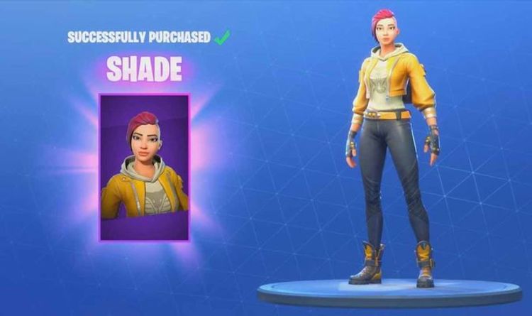 fortnite item shop update what is the shop selling today how to get shade skin - fortnite skin that starts with h