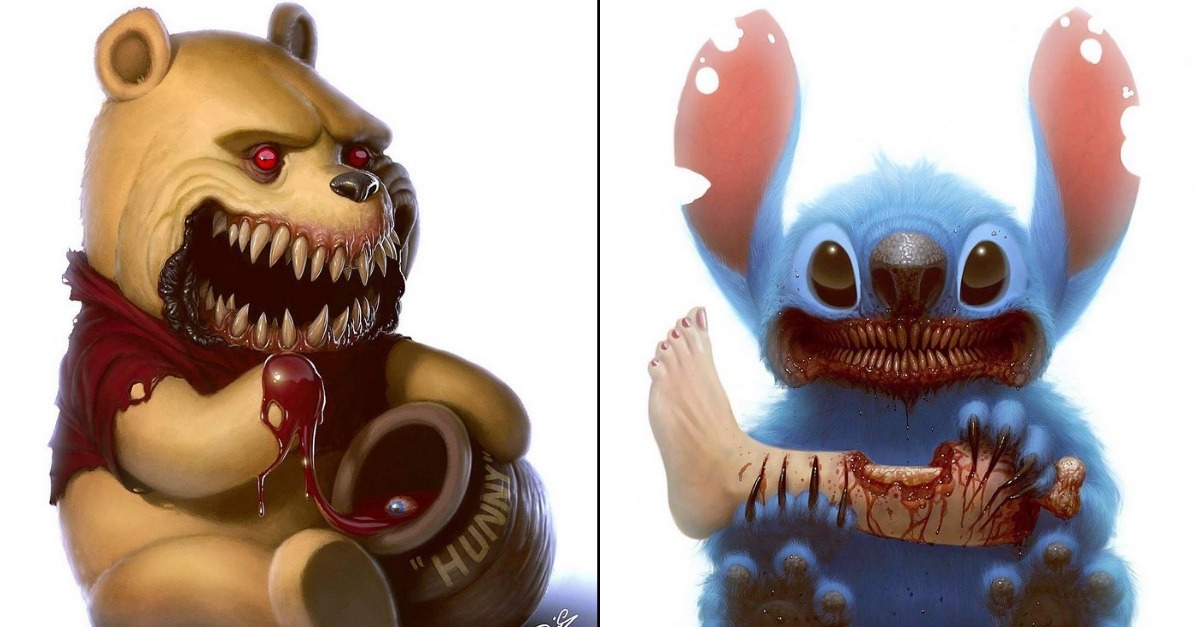 10 Childhood Cartoon Characters Turned Into Terrifying Monsters