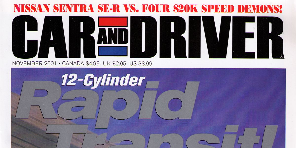 Car and Driver Magazine - November 2001 Issue - Table of Contents