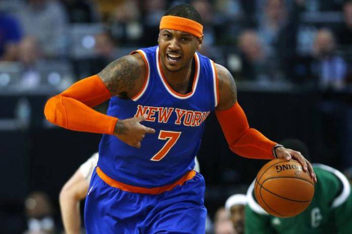 carmelo jersey number