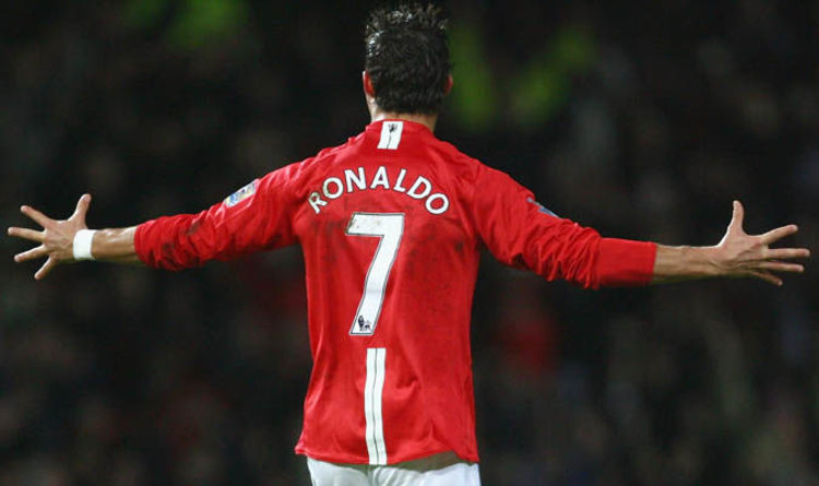 ronaldo man u jersey