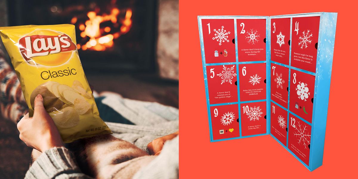 Lay's Made A 12 Days Of Flavors Chips Countdown Calendar - Lay's Advent Calendar
