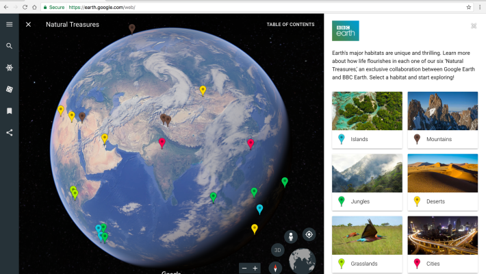 Google Earth Comes To The Classroom With New Educational Tours And Lesson Plans Techcrunch
