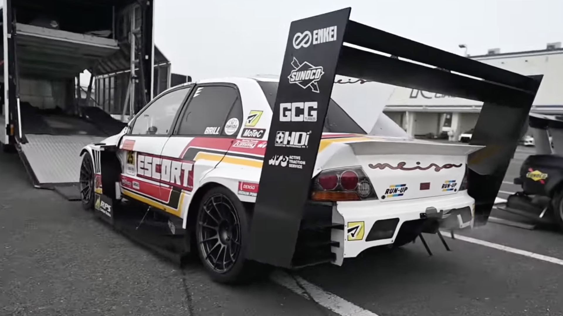 Watch a Modified Mitsubishi Evo IX Smash Tsukuba's 50-Second