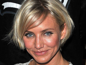 Cameron Diaz Sports A Short Hairstyle Day Night