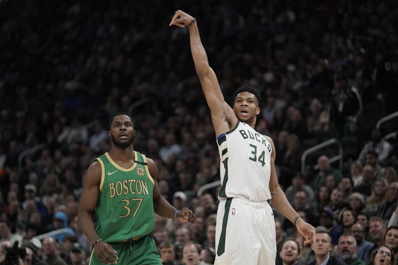Giannis Antetokounmpo Working On His Jump Shot During Bucks Practice Talkbasket Net