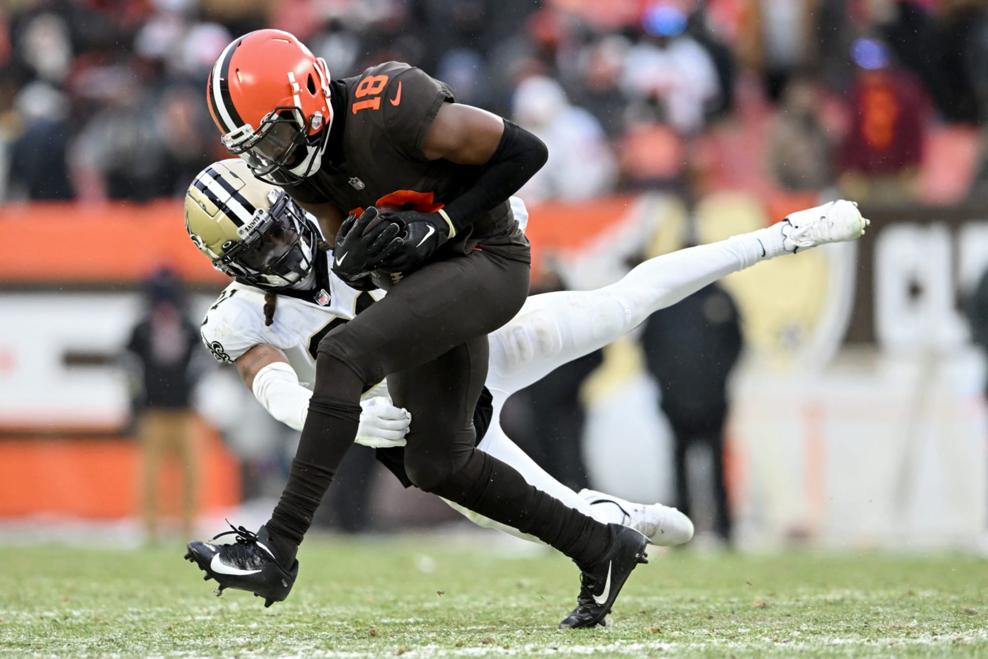 Browns: David Bell was excellent against man coverage as a rookie
