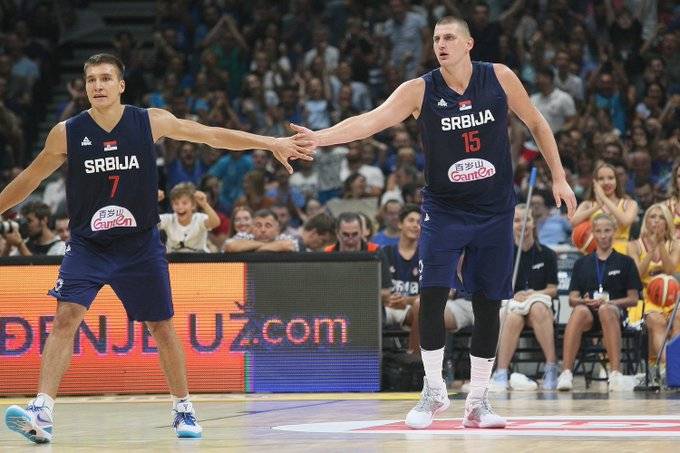 Resultado de imagem para jokic and bogdanovic serbia