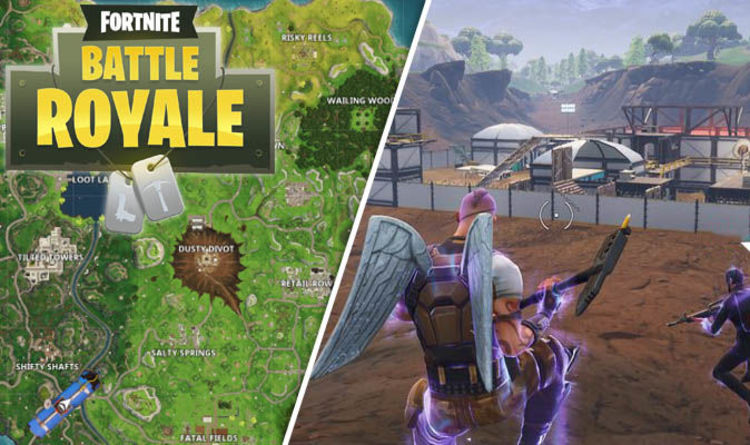 fortnite season 4 map update meteor hits dusty depot new area risky reels revealed - fortnite new update map