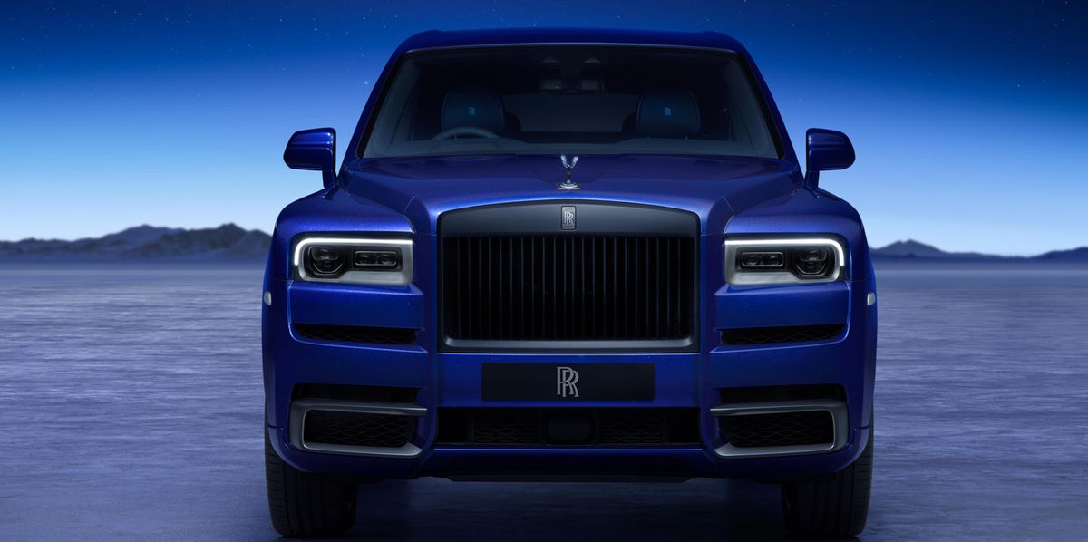 Blue Rolls-Royce Cullinan Black Badge on Matching Forged AGLs Is