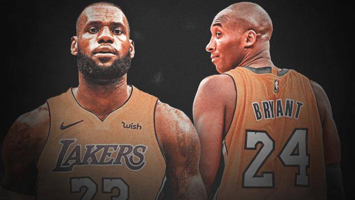 lebron lakers kobe