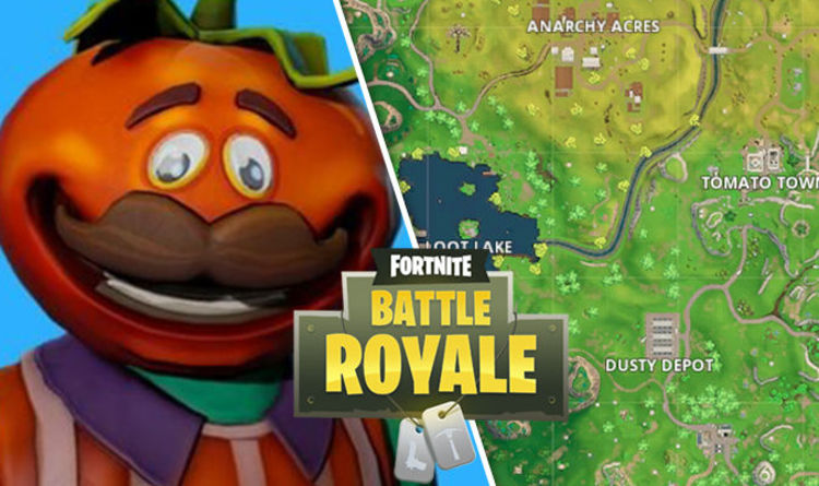 fortnite tomato town treasure map battle royale season 4 week 1 challenge location gaming entertainment express co uk - fortnite battle pass letters