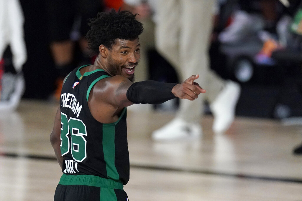 marcus smart signed jersey