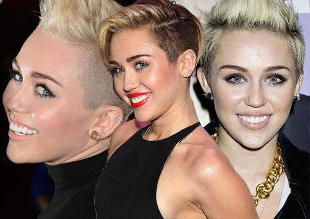 Miley Cyrus Coolest Short Hairstyles Ever Fashionisers C