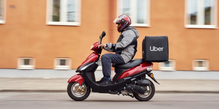 uber motorcycle delivery